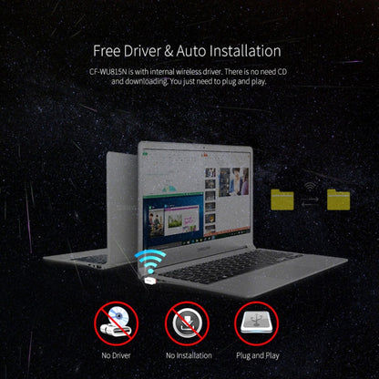 COMFAST CF-WU815N 150Mbps มินิไร้สาย USB 2.0 ไดร์เวอร์ฟรีอะแดปเตอร์ WiFi การ์ดเครือข่ายภายนอก, CF-WU815N