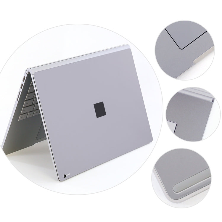 ชุดสติกเกอร์ฟิล์มป้องกันเปลือกโน้ตบุ๊ค 4 in 1 สำหรับ Microsoft Surface Book 2 15 นิ้ว