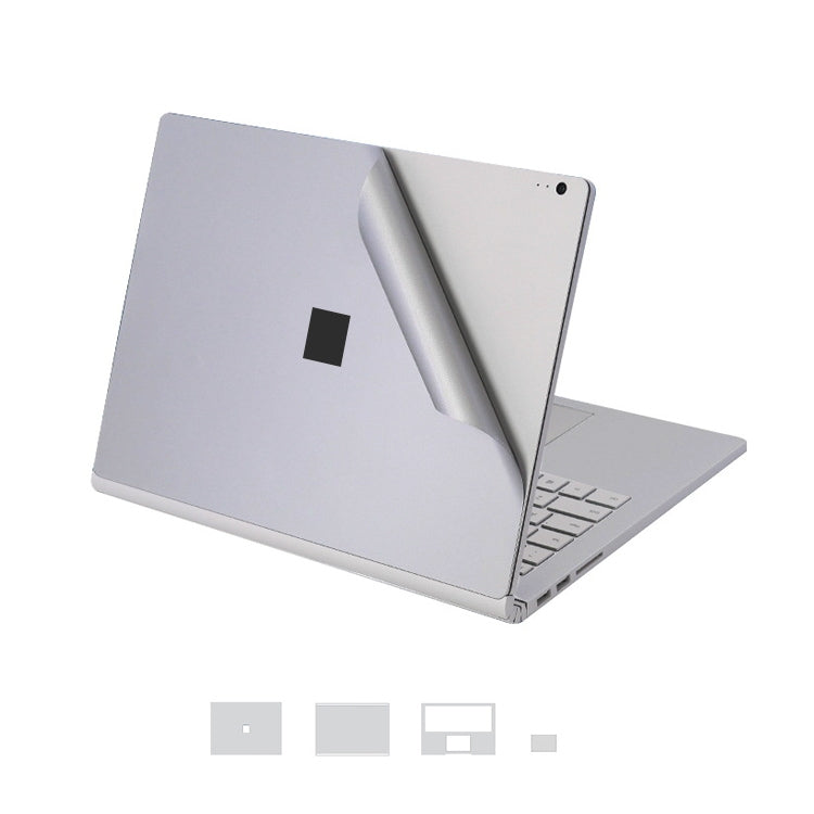ชุดสติกเกอร์ฟิล์มป้องกันเปลือกโน้ตบุ๊ค 4 in 1 สำหรับ Microsoft Surface Book 13.5 นิ้ว, For Surface Book 13.5 inch