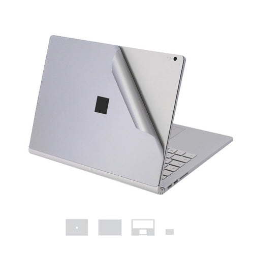 ชุดสติกเกอร์ฟิล์มป้องกันเปลือกโน้ตบุ๊ค 4 in 1 สำหรับ Microsoft Surface Book 13.5 นิ้ว, For Surface Book 13.5 inch