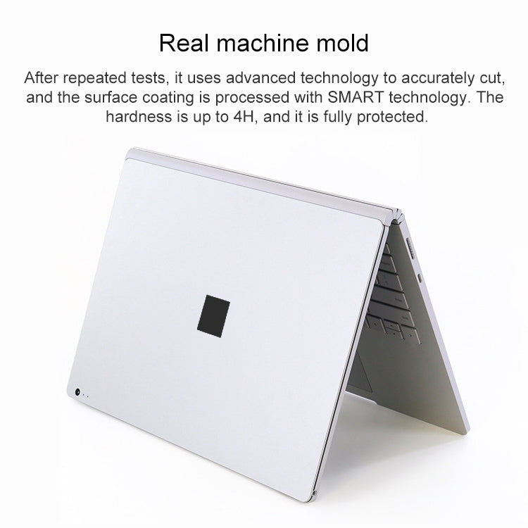 ชุดสติกเกอร์ฟิล์มป้องกันเปลือกโน้ตบุ๊ค 4 in 1 สำหรับ Microsoft Surface Book 13.5 นิ้ว, For Surface Book 13.5 inch
