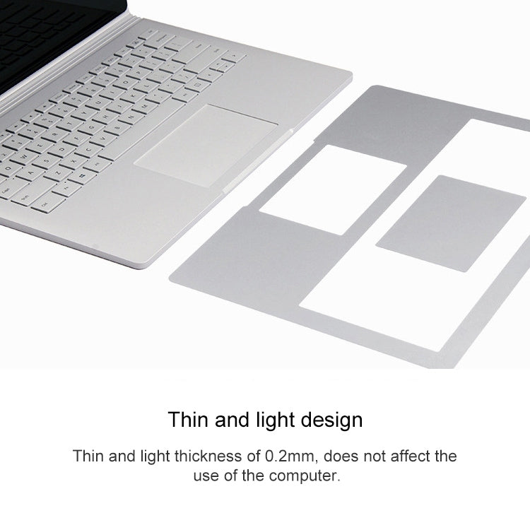 ชุดสติกเกอร์ฟิล์มป้องกันเปลือกโน้ตบุ๊ค 4 in 1 สำหรับ Microsoft Surface Book 13.5 นิ้ว, For Surface Book 13.5 inch