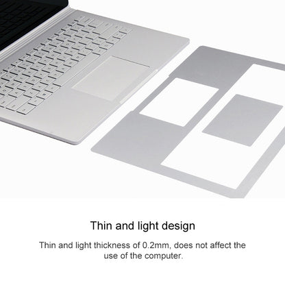 ชุดสติกเกอร์ฟิล์มป้องกันเปลือกโน้ตบุ๊ค 4 in 1 สำหรับ Microsoft Surface Book 13.5 นิ้ว, For Surface Book 13.5 inch
