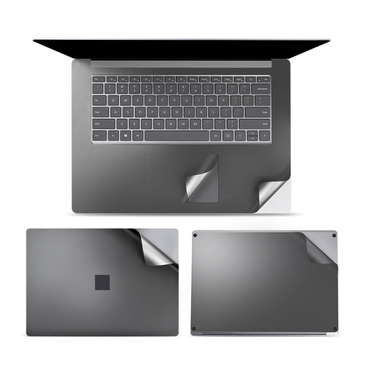 ชุดสติกเกอร์ฟิล์มป้องกันเปลือกโน้ตบุ๊ค 4 in 1 สำหรับแล็ปท็อป Microsoft Surface 3 15 นิ้ว, For Surface Laptop 3 15 inch