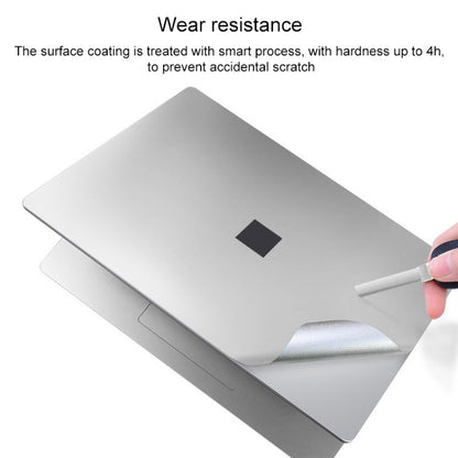 ชุดสติกเกอร์ฟิล์มป้องกันเปลือกโน้ตบุ๊ค 4 in 1 สำหรับแล็ปท็อป Microsoft Surface 3 15 นิ้ว, For Surface Laptop 3 15 inch
