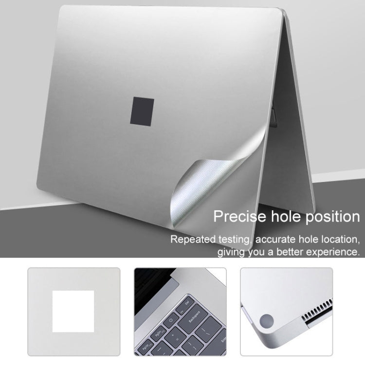 ชุดสติกเกอร์ฟิล์มป้องกันเปลือกโน้ตบุ๊ค 4 in 1 สำหรับแล็ปท็อป Microsoft Surface 3 15 นิ้ว, For Surface Laptop 3 15 inch