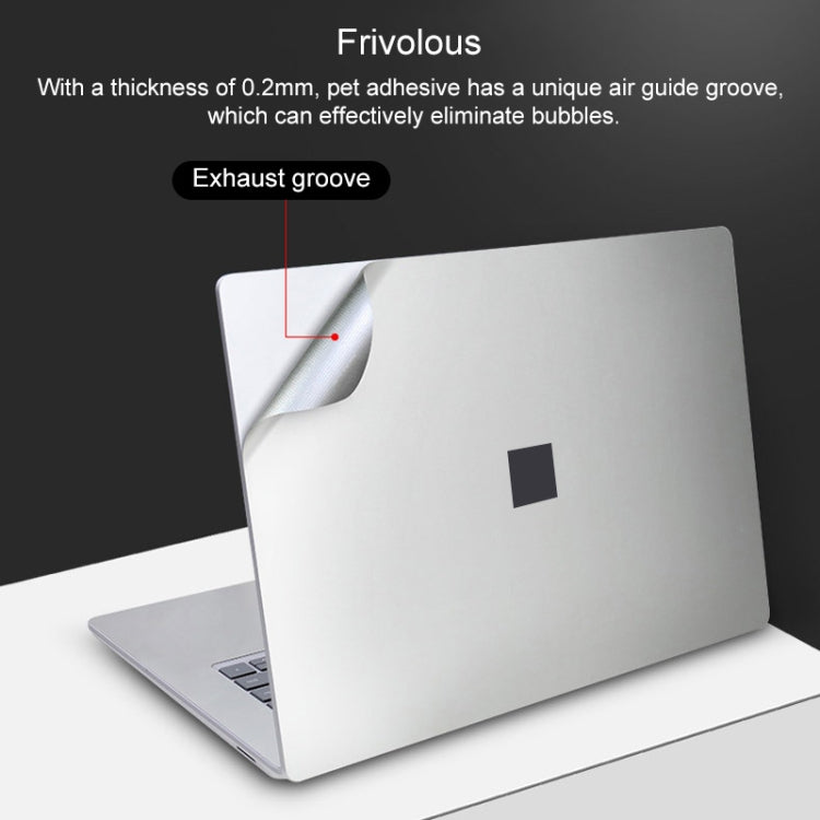 ชุดสติกเกอร์ฟิล์มป้องกันเปลือกโน้ตบุ๊ค 4 in 1 สำหรับแล็ปท็อป Microsoft Surface 3 15 นิ้ว, For Surface Laptop 3 15 inch