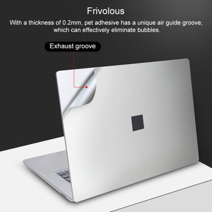 ชุดสติกเกอร์ฟิล์มป้องกันเปลือกโน้ตบุ๊ค 4 in 1 สำหรับแล็ปท็อป Microsoft Surface 3 15 นิ้ว, For Surface Laptop 3 15 inch