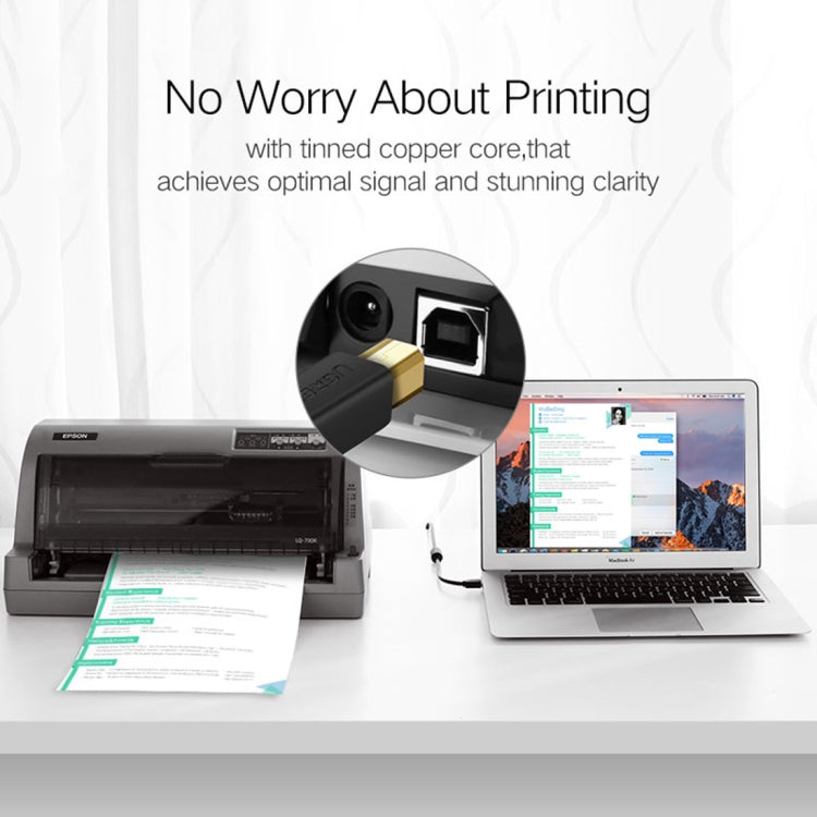 สำหรับ Canon, Epson, HP, ความยาวสายเคเบิล: 1 ม, USB 2.0 (1m)