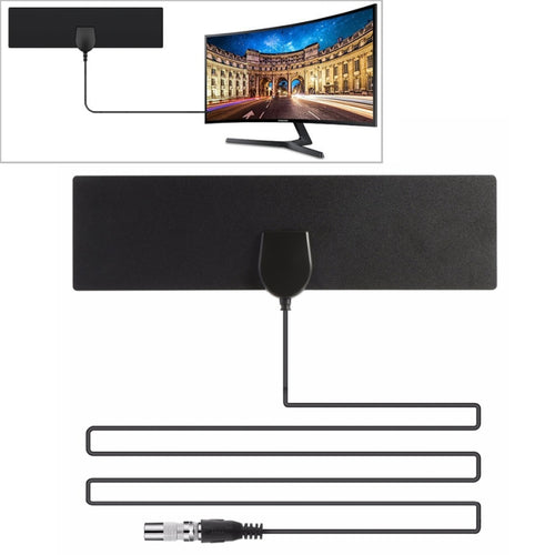 25 ไมล์ 28dBi HIGH GAIN Aขยายดิจิตอล HDTV เสาอากาศทีวีในร่มกลางแจ้ง 3.7 M COAXIAL CABLE และอะแดปเตอร์ IEC, 25 Miles 28dBi