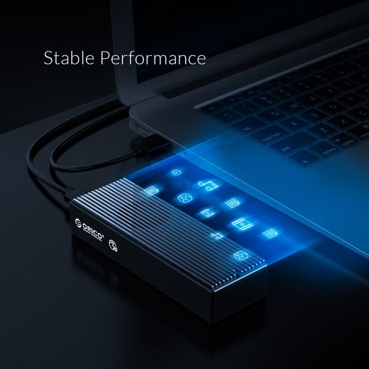 ORICO M2PVC3-G20-GY-BP USB3.2 20Gbps M.2 NVMe SSD กล่องหุ้ม, M2PVC3-G20-GY-BP