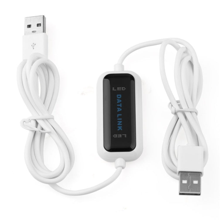 USB ความเร็วสูงจากพีซีไปยังพีซีออนไลน์แบ่งปันดาต้าลิงค์สายเคเบิลสะพานถ่ายโอนไฟล์โดยตรงสุทธิ ความยาว: 1.75 ม