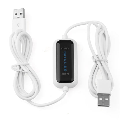 USB ความเร็วสูงจากพีซีไปยังพีซีออนไลน์แบ่งปันดาต้าลิงค์สายเคเบิลสะพานถ่ายโอนไฟล์โดยตรงสุทธิ ความยาว: 1.75 ม