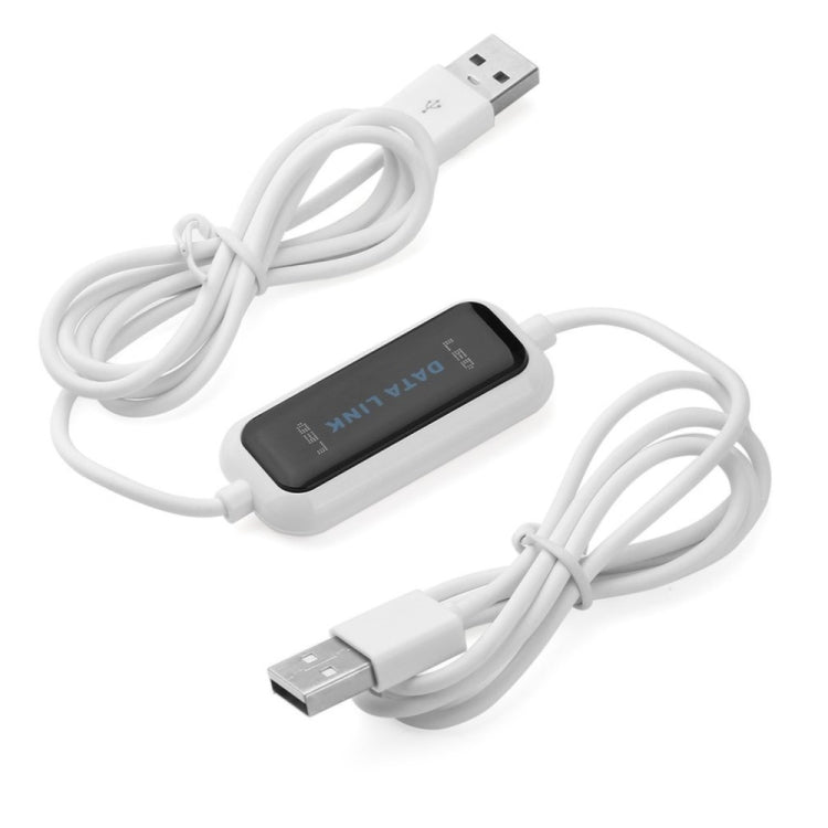 USB ความเร็วสูงจากพีซีไปยังพีซีออนไลน์แบ่งปันดาต้าลิงค์สายเคเบิลสะพานถ่ายโอนไฟล์โดยตรงสุทธิ ความยาว: 1.75 ม