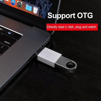 อลูมิเนียมอัลลอยด์ USB-C / Type-C 3.1 ชายกับ USB 3.0 หญิงข้อมูล / อะแดปเตอร์ชาร์จ