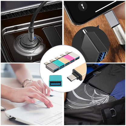 อลูมิเนียมอัลลอยด์ USB-C / Type-C 3.1 ชายกับ USB 3.0 หญิงข้อมูล / อะแดปเตอร์ชาร์จ