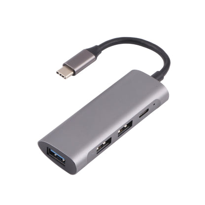 T-811 4 in 1 USB-C / Type-C ถึง 3 USB 3.0 + USB-C / Type-C พอร์ต HUB Docking Station, T-811