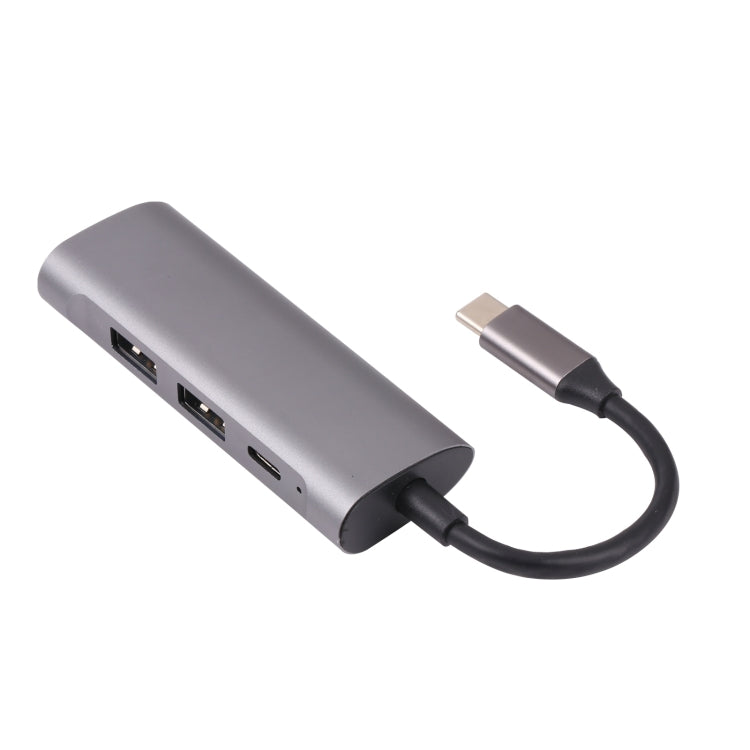 T-811 4 in 1 USB-C / Type-C ถึง 3 USB 3.0 + USB-C / Type-C พอร์ต HUB Docking Station, T-811