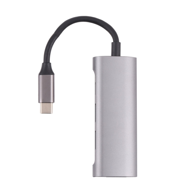 T-811 4 in 1 USB-C / Type-C ถึง 3 USB 3.0 + USB-C / Type-C พอร์ต HUB Docking Station, T-811
