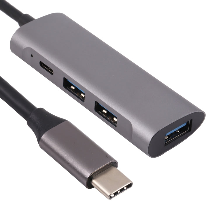 T-811 4 in 1 USB-C / Type-C ถึง 3 USB 3.0 + USB-C / Type-C พอร์ต HUB Docking Station, T-811