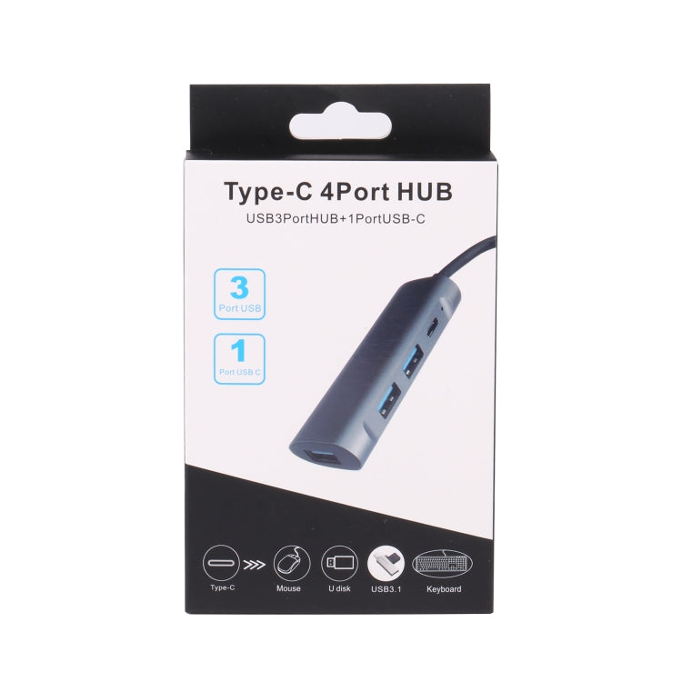 T-811 4 in 1 USB-C / Type-C ถึง 3 USB 3.0 + USB-C / Type-C พอร์ต HUB Docking Station, T-811
