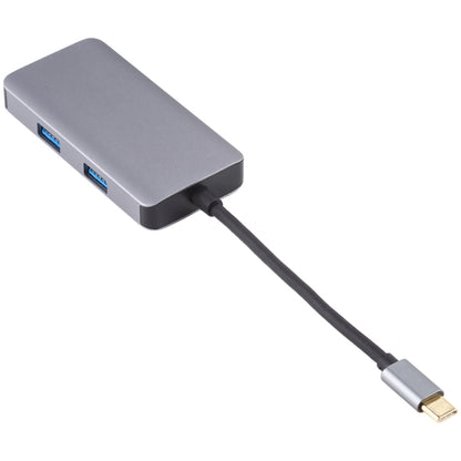 5 in 1 Dual USB 3.0 + CF + TF + SD เครื่องอ่านการ์ด USB-C OTG มัลติฟังก์ชั่น, 5 In 1 USB-C OTG