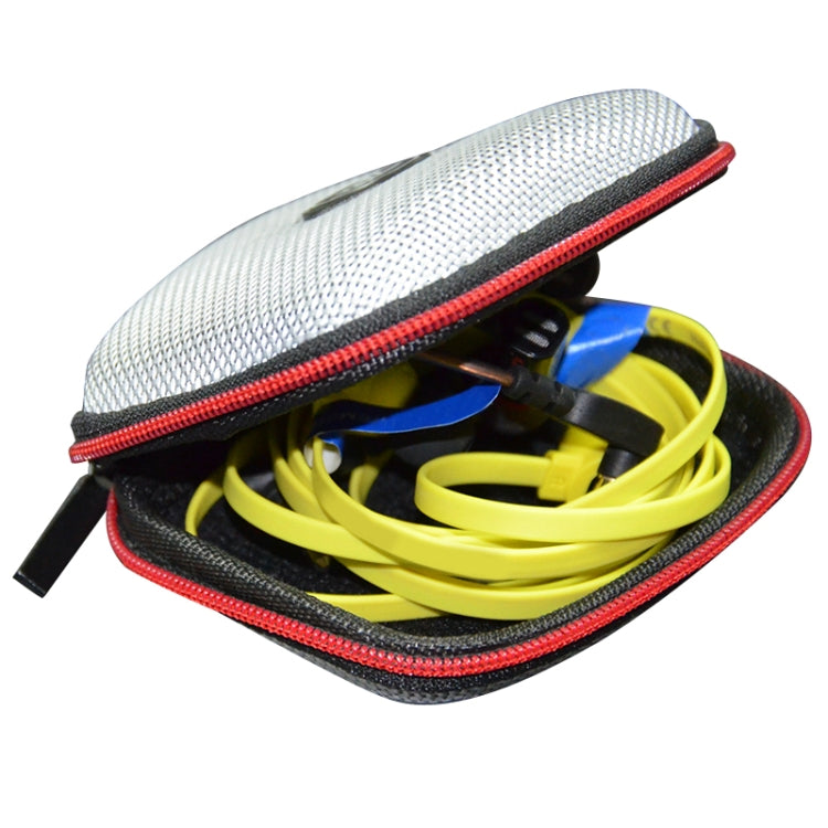 KZ Data Wire Charger หูฟังแบบพกพาโลโก้ EVA รับกรณีจัดแพคเกจ, EVA Black, EVA Silver