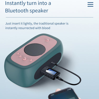 T11B 2 in 1 USB Bluetooth 5.0 เครื่องส่งและรับสัญญาณอะแดปเตอร์เสียงพร้อมหน้าจอ LCD, T11B