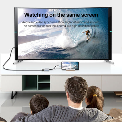 2 in 1 USB-C / Type-C ถึง 2 x HDTV พอร์ตอะแดปเตอร์ HUB, 2 in 1