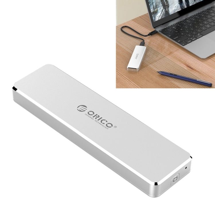 ORICO PVM2-C3 M.2 M-Key เป็น USB 3.1 Gen2 กล่องไดรฟ์ Solid State แบบพลิก USB-C / Type-C ความจุรองรับสูงสุด: 2TB