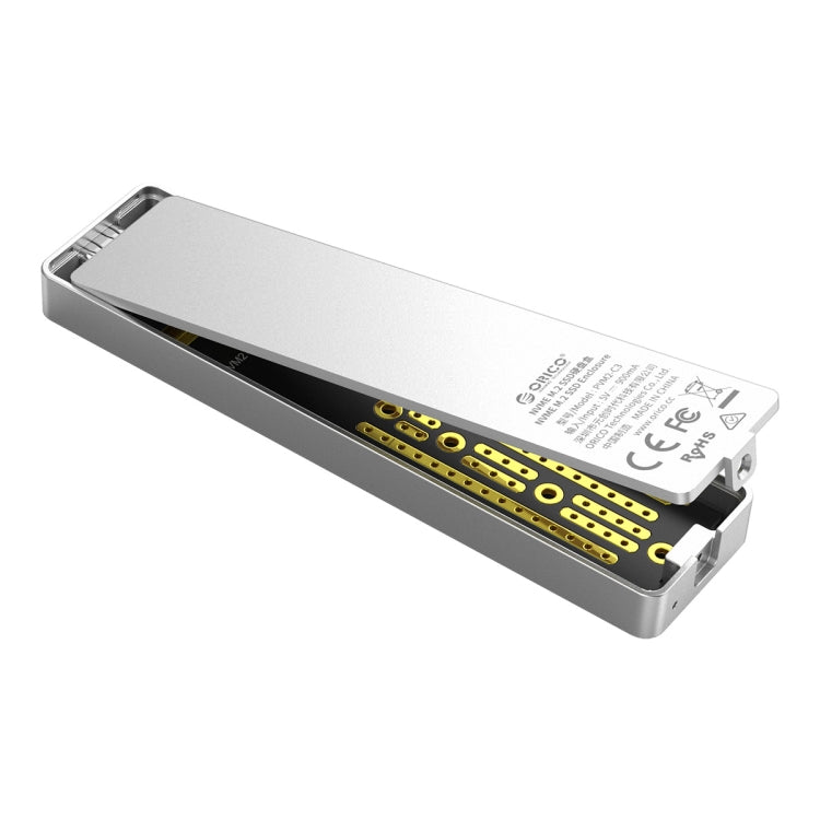 ORICO PVM2-C3 M.2 M-Key เป็น USB 3.1 Gen2 กล่องไดรฟ์ Solid State แบบพลิก USB-C / Type-C ความจุรองรับสูงสุด: 2TB