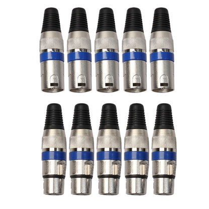 5 คู่ปลั๊ก XLR ชาย + หญิงแจ็คไมค์แจ็คปลั๊ก SOCKET CONNECTOR, 5 Pairs