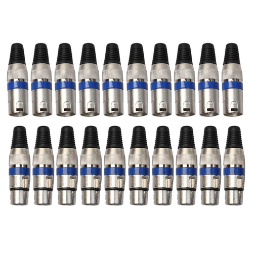 10 คู่ปลั๊ก XLR ชาย + หญิงแจ็คไมค์แจ็คปลั๊ก SOCKET CONNECTOR, 10 Pairs