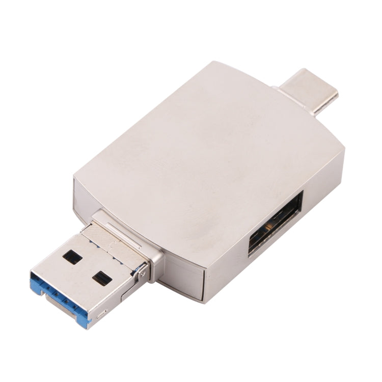 8 ใน 1 Type-C / USB-C + 8 พิน + USB คู่ + SD + TF + ไมโครการ์ด + อะแดปเตอร์มัลติฟังก์ชั่น OTG, 8 In 1