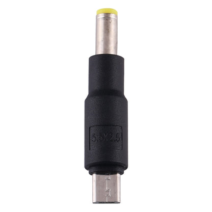 10 ชิ้น 5.5 x 2.5 มม. ถึงขั้วต่อปลั๊กไฟ Micro USB DC, 5.5 x 2.5mm
