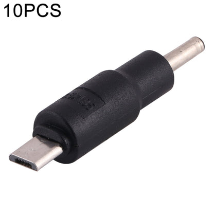10 ชิ้น 3.5 x 1.35 มม. ถึงขั้วต่อปลั๊กไฟ Micro USB DC, 3.5 x 1.35mm