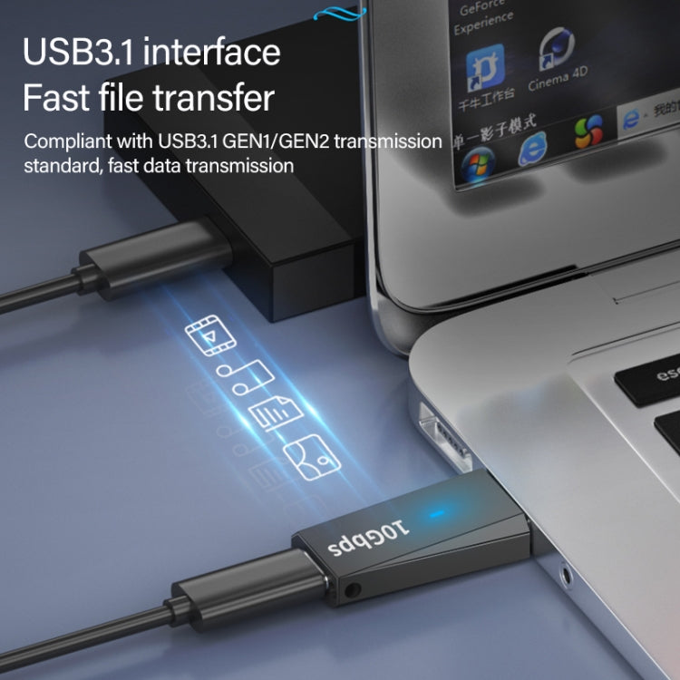 ADS-613 อะแดปเตอร์ USB 3.1 ตัวผู้เป็น USB-C / Type-C ตัวเมีย