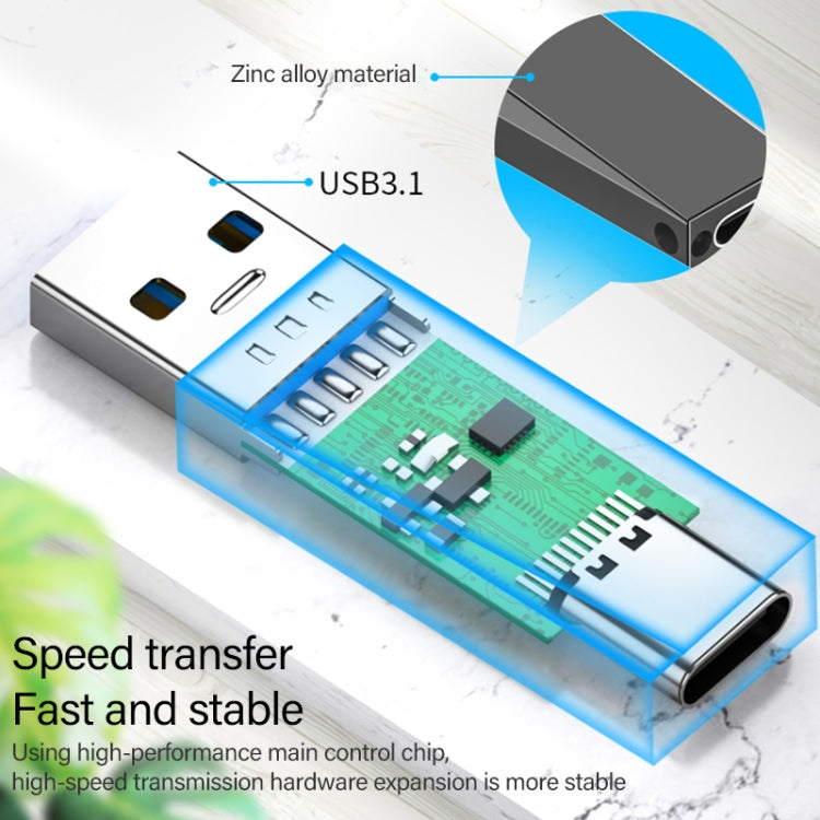 ADS-613 อะแดปเตอร์ USB 3.1 ตัวผู้เป็น USB-C / Type-C ตัวเมีย