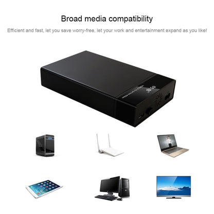 Universal SATA 2.5 / 3.5 นิ้วอินเทอร์เฟซ USB3.0 ภายนอกไดรฟ์โซลิดสเตตไดรฟ์สำหรับแล็ปท็อป / คอมพิวเตอร์เดสก์ท็อปความจุรองรับสูงสุด: 10TB
