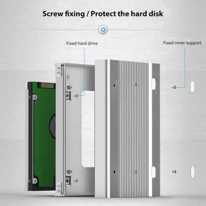 Blueendless U23Q SATA 2.5 นิ้วอินเทอร์เฟซ Micro B กล่อง HDD พร้อมสาย USB-C / Type-C เป็น USB-C / Type-C รองรับความหนา: 1 ซม. หรือน้อยกว่า, Type-C  (1cm)