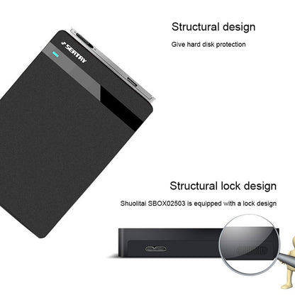 SEATAY HD213 เครื่องมือฟรี Screwless SATA 2.5 นิ้ว USB 3.0 อินเตอร์เฟส HDD Enclosure ความจุรองรับสูงสุด: 2TB
