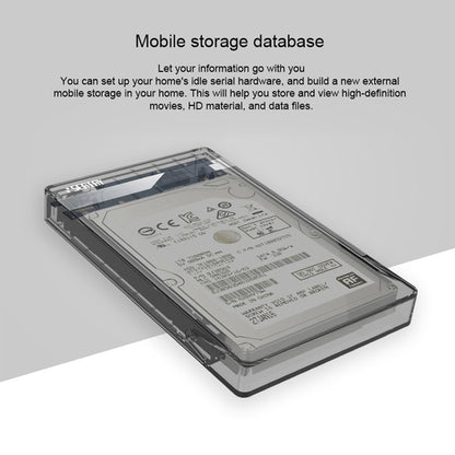 SEATAY HD213 เครื่องมือฟรี Screwless SATA 2.5 นิ้ว USB 3.0 อินเตอร์เฟส HDD Enclosure ความจุรองรับสูงสุด: 2TB