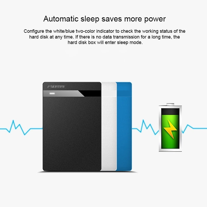 SEATAY HD213 เครื่องมือฟรี Screwless SATA 2.5 นิ้ว USB 3.0 อินเตอร์เฟส HDD Enclosure ความจุรองรับสูงสุด: 2TB