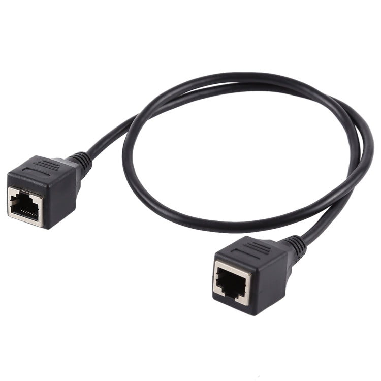 สายเคเบิลต่อขยายเครือข่าย Ethernet LAN ตัวเมียถึงตัวเมีย RJ45 ความยาวสายเคเบิล: 60 ซม, 60cm
