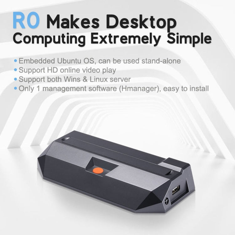 มินิพีซีระบบ Windows และ Linux R0, Quad Core 1.5GHz, RAM: 1GB, ROM: 8GB, Wired Version