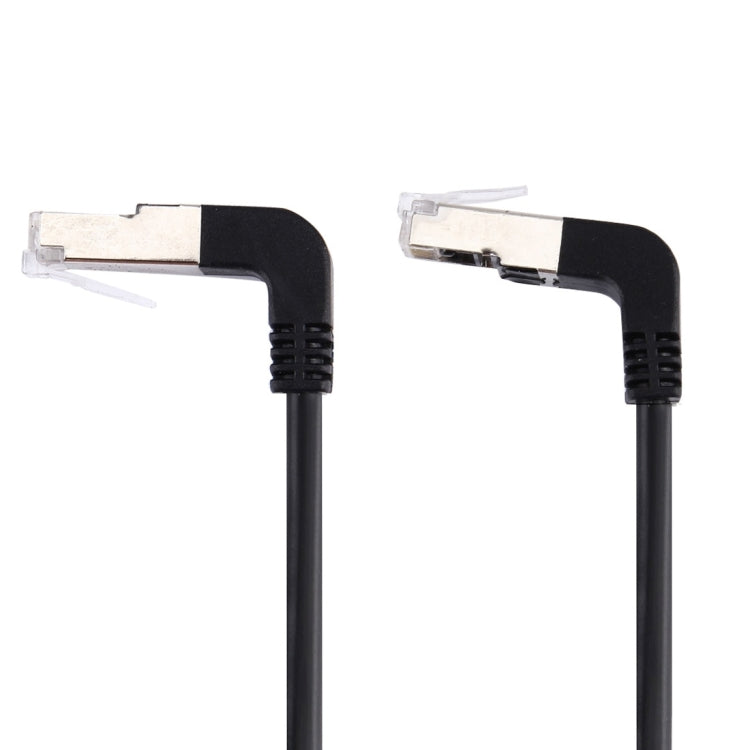 40 ซม. RJ45 ชายงอขึ้นไปถึง RJ45 ชายก้มลงสายเคเบิลเครือข่าย LAN, 40cm Bent Upward to Bent Down