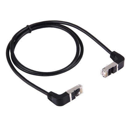 1 ม. RJ45 ชายก้มลงไปที่สาย LAN เครือข่าย RJ45 ชายก้มลง, 1m Bent Down to Bent Down