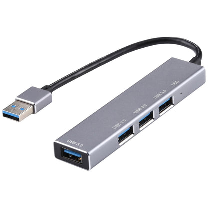 3019 4 x USB 3.0 ถึง USB 3.0 อะแดปเตอร์ HUB อลูมิเนียมอัลลอยด์พร้อมไฟ LED