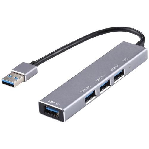 3019 4 x USB 3.0 ถึง USB 3.0 อะแดปเตอร์ HUB อลูมิเนียมอัลลอยด์พร้อมไฟ LED