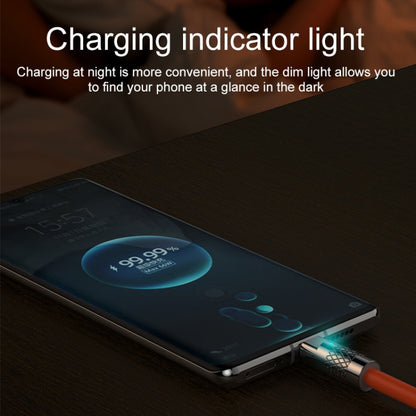 Mech ซีรีส์ 6A 120W USB เป็น USB-C / Type-C ปลั๊กโลหะซิลิโคนสายเคเบิลข้อมูลการชาร์จอย่างรวดเร็วความยาว: 1.8 ม., 1.8m Type-C